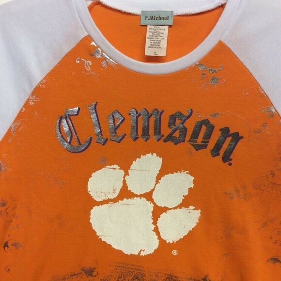 Clemson Tigers P Michael TShirt Orange NEW - Picture 2 of 8